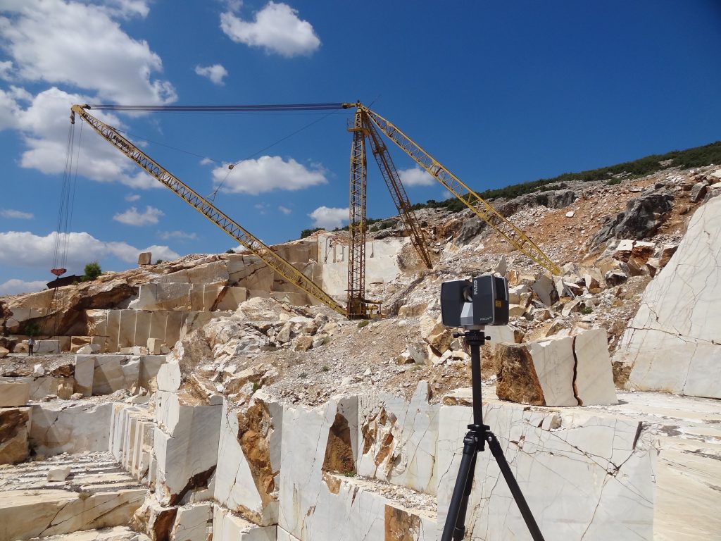 3D-Laserscanning im Steinbruch